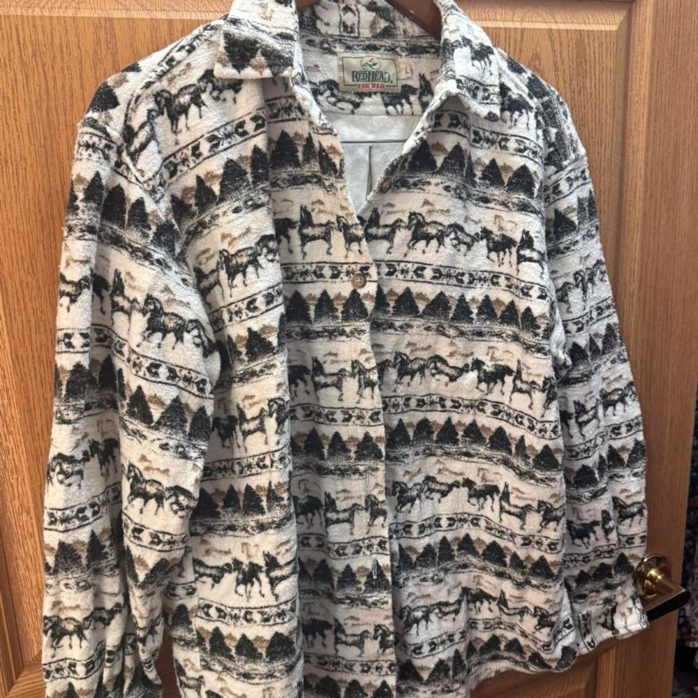 RedHead Black and White Patterned Jacket - image 6